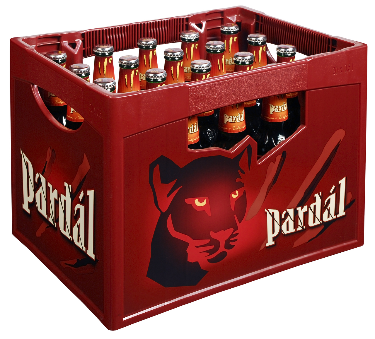 Pardál Echt Pivo světlý ležák 20 x 500 ml vratná láhev