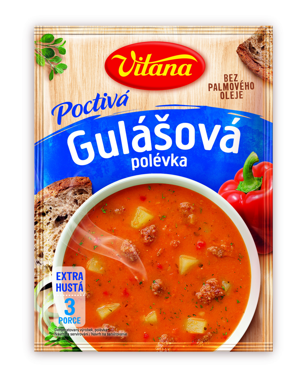 Vitana Poctivá Polévka gulášová 97 g