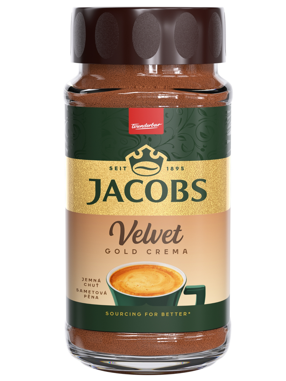JACOBS Velvet Gold Crema Káva instantní 180 g