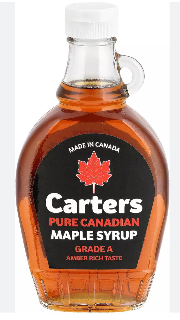 Cassonade Carters 100 % Javorový sirup 250 ml
