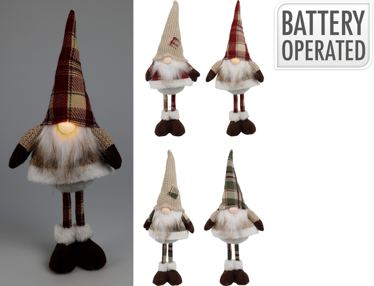 LED Skřítek kombinace 42 cm 2ASS 1 ks