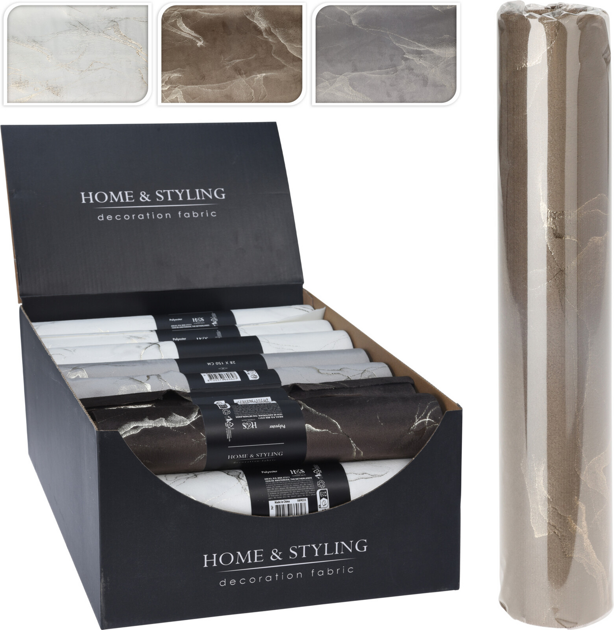 Látka dekorační 150 cm 3ASS 1 ks