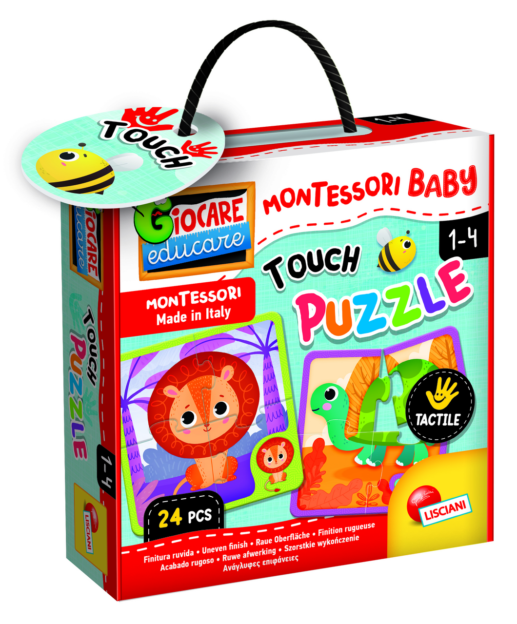 MONTESSORI Baby Touch puzzle 1 ks