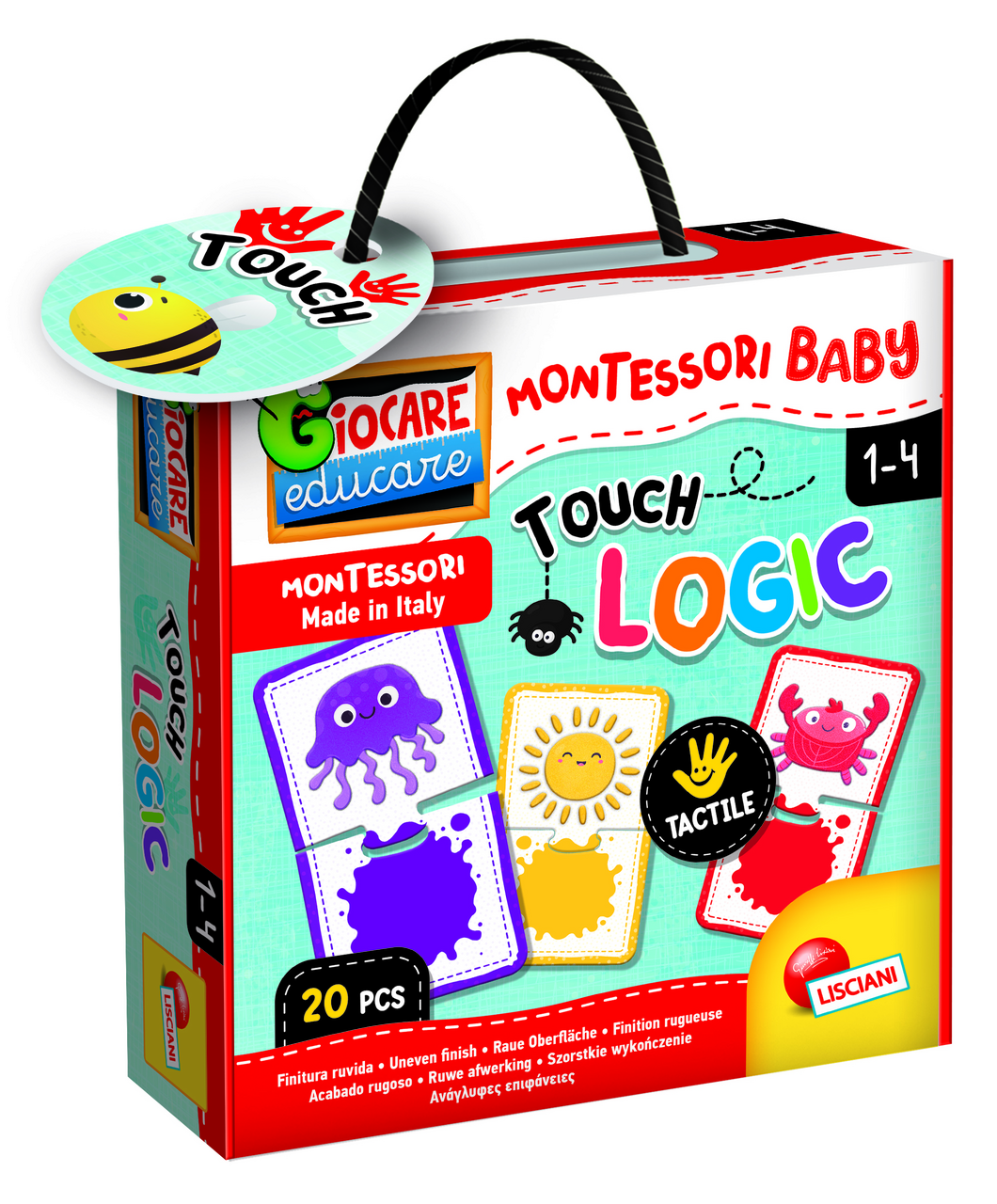 MONTESSORI Baby Touch logika 1 ks
