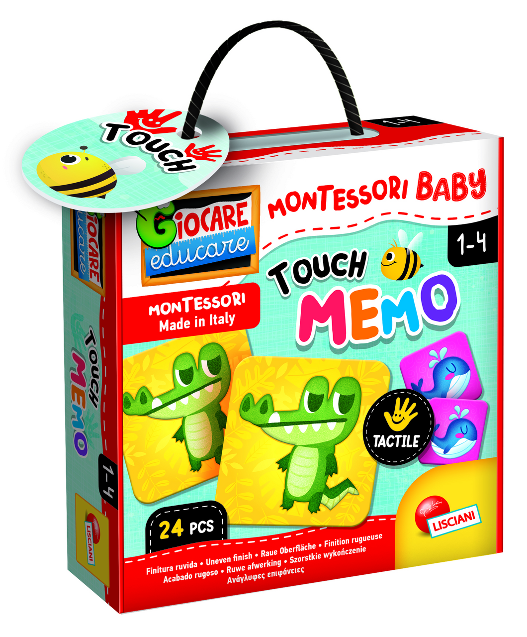 MONTESSORI Baby Touch pexeso 1 ks