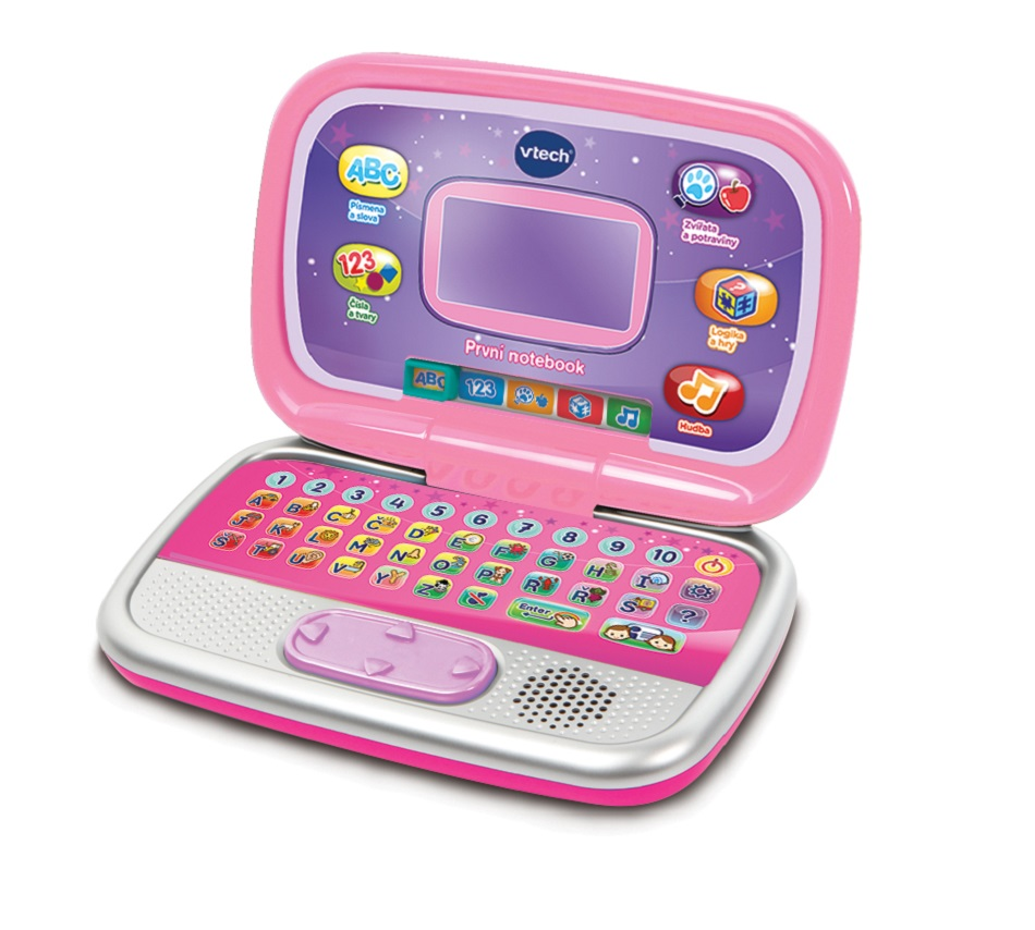 VTECH První notebook růžový 1 ks