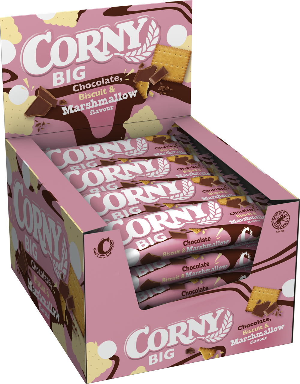 CORNY Big Marshmallow tyčinky 24 x 40 g