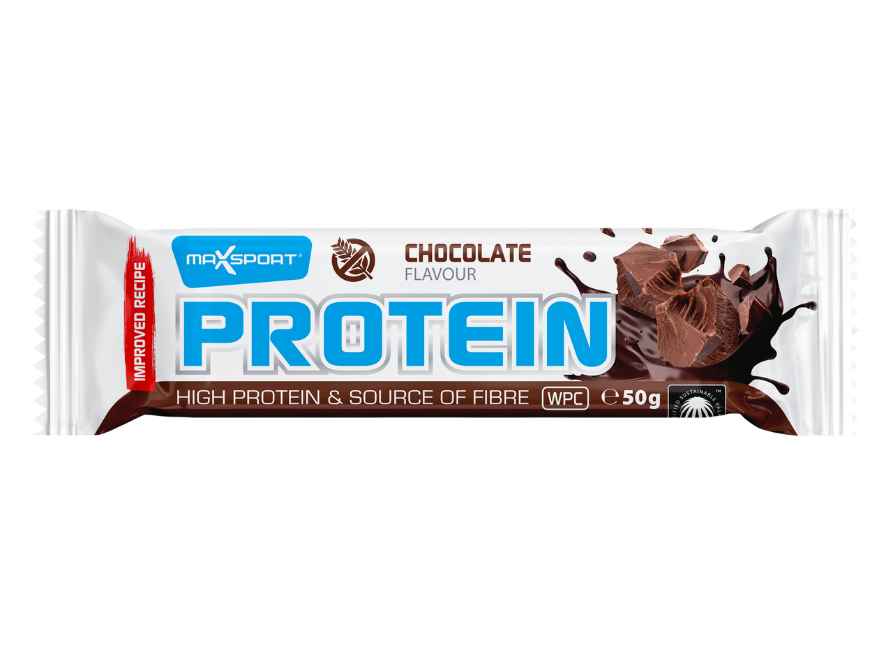 MAX SPORT Protein GF Čokoláda tyčinka 50 g