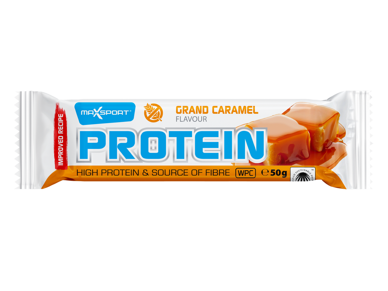 MAX SPORT Protein GF Karamel tyčinka 50 g
