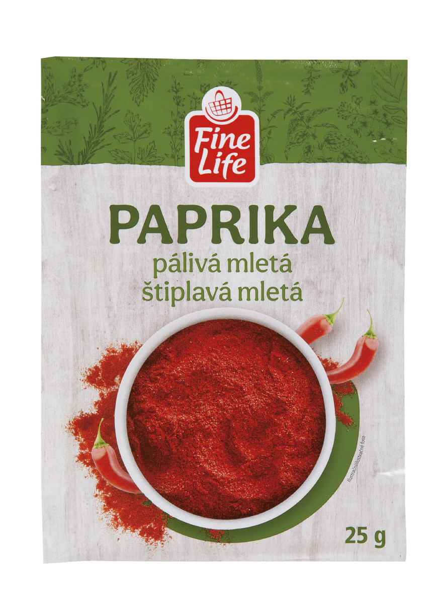 Fine Life Paprika mletá pálivá 5 x 25 g