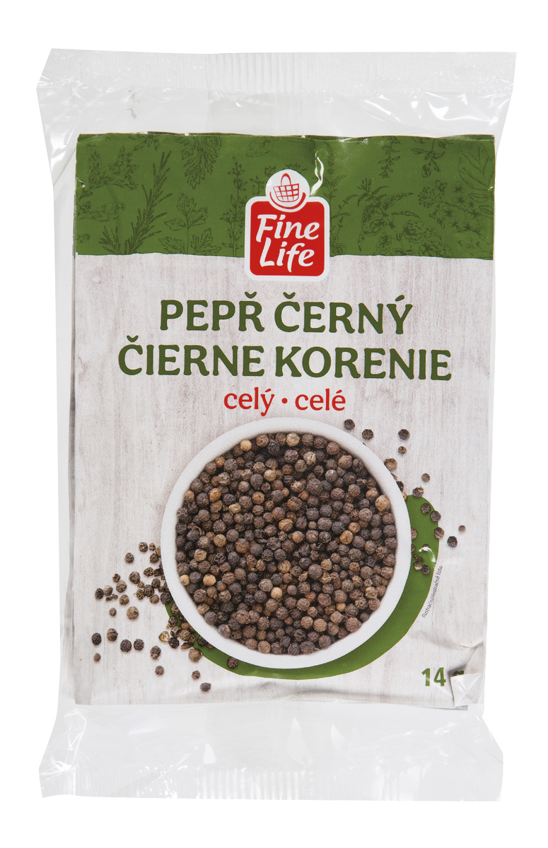 Fine Life Pepř černý celý 5 x 14 g