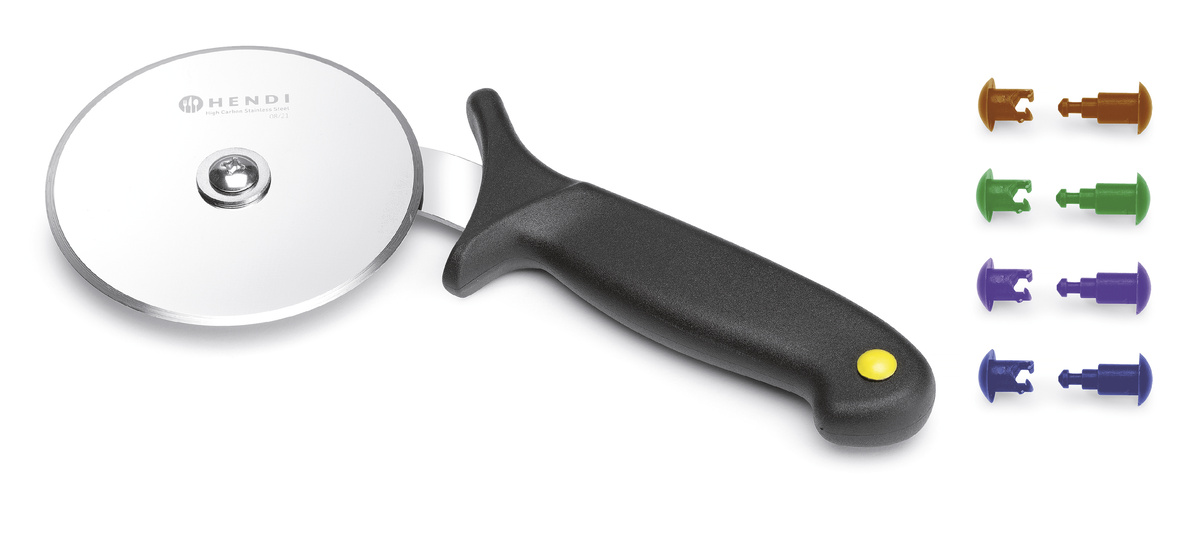 HENDI HACCP Kráječ na pizzu 10 cm nerez/ polypropylen 1 ks