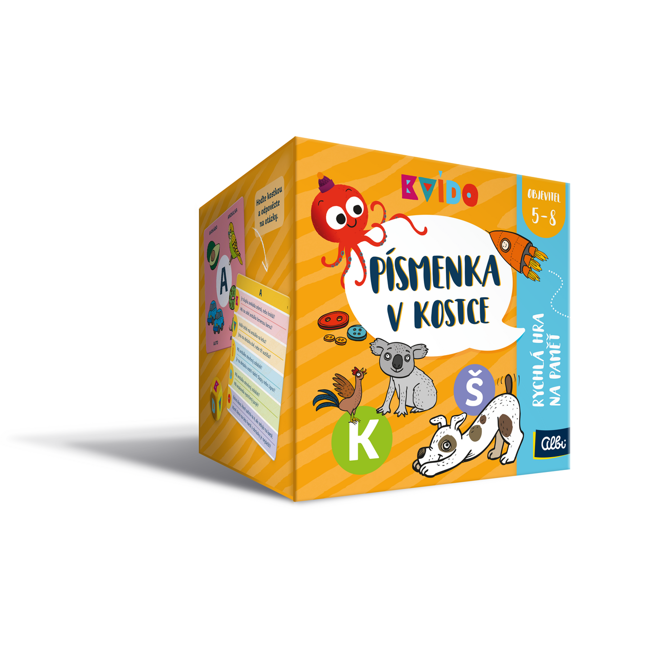 Kvído - Písmenka v kostce 1 ks