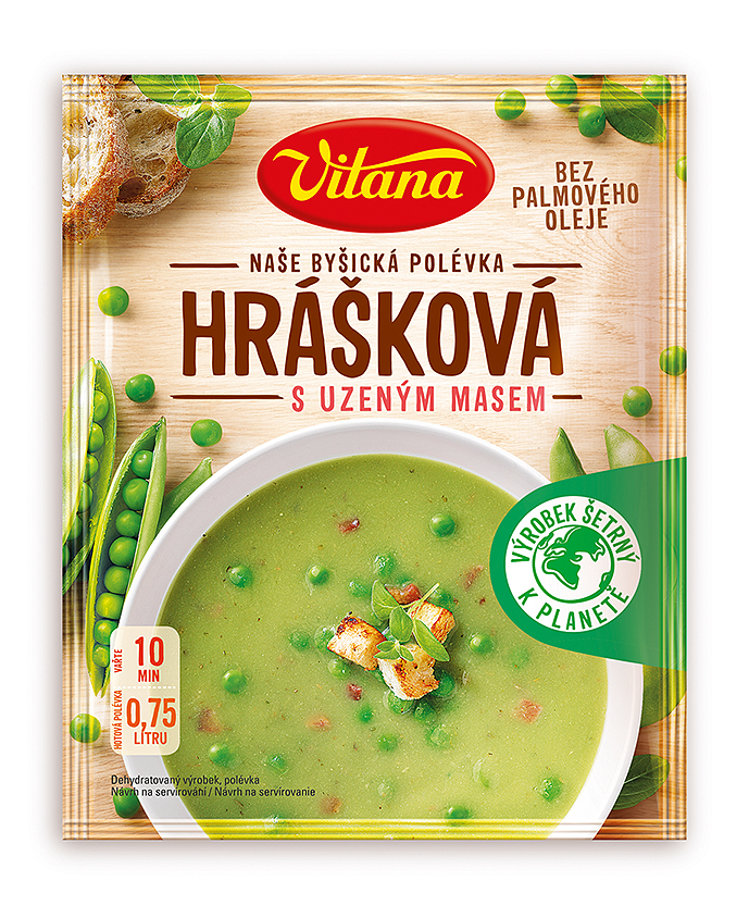 Vitana Poctivá Polévka hrášková s uzeným masem 61 g
