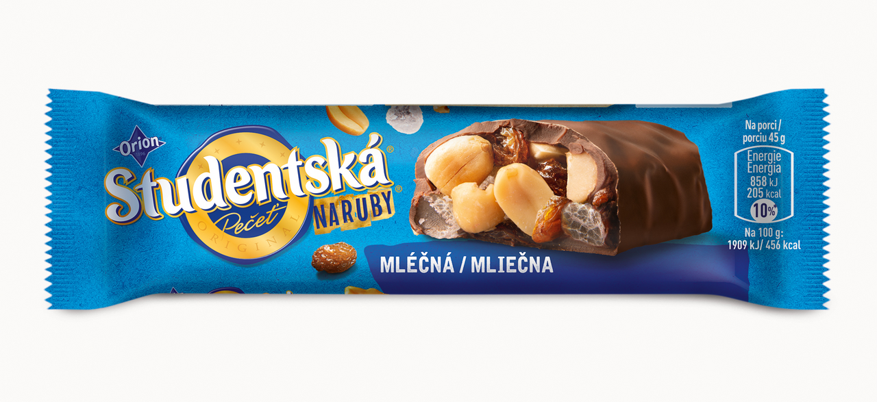 Orion Studentská pečeť tyčinka mléčná 45 g