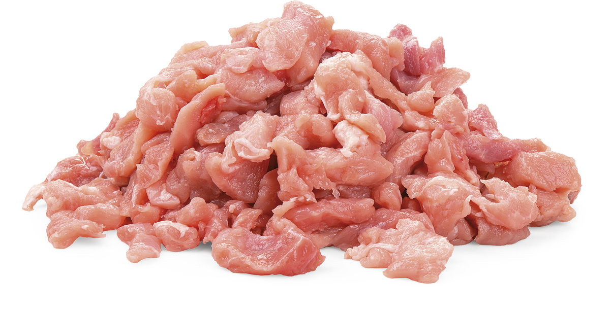 Vepřové krkovice asijské plátky volně ložené chlaz. váž. cca 8 kg vlastní výroba