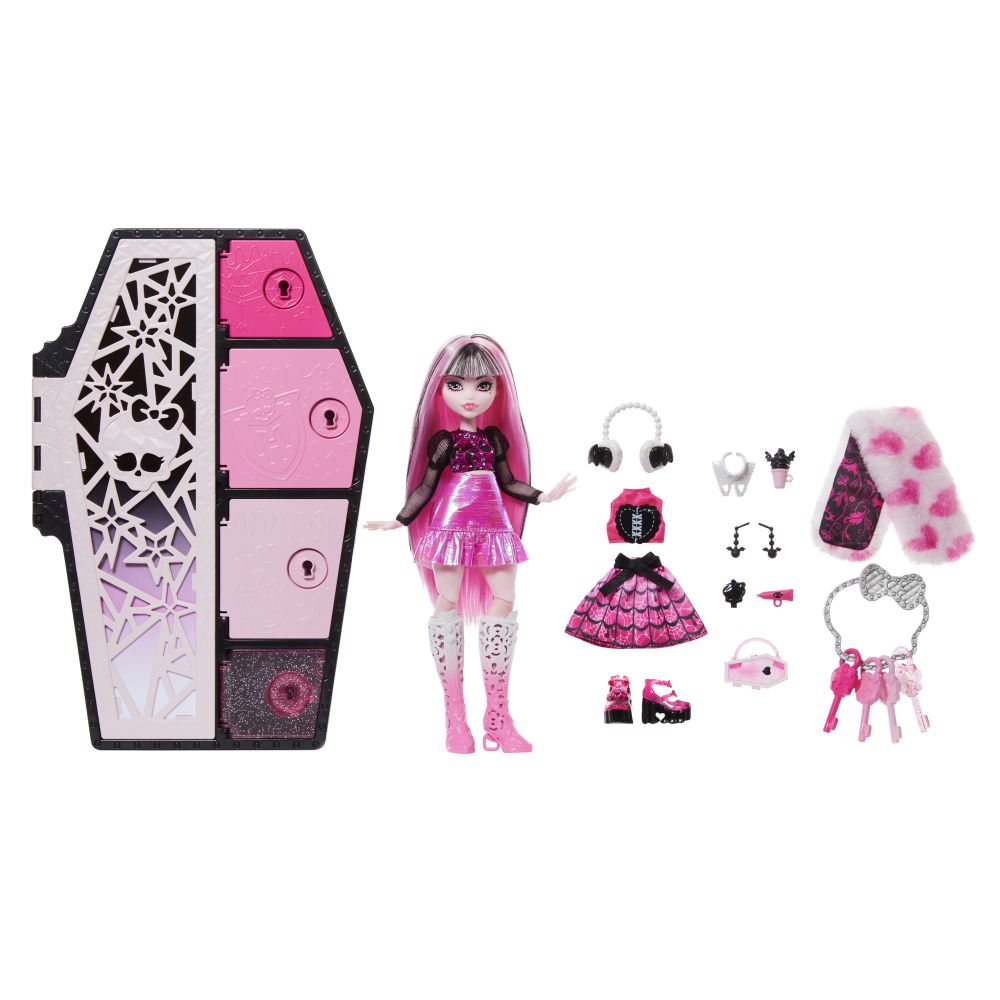 MATTEL Draculaura s rakví 1 ks