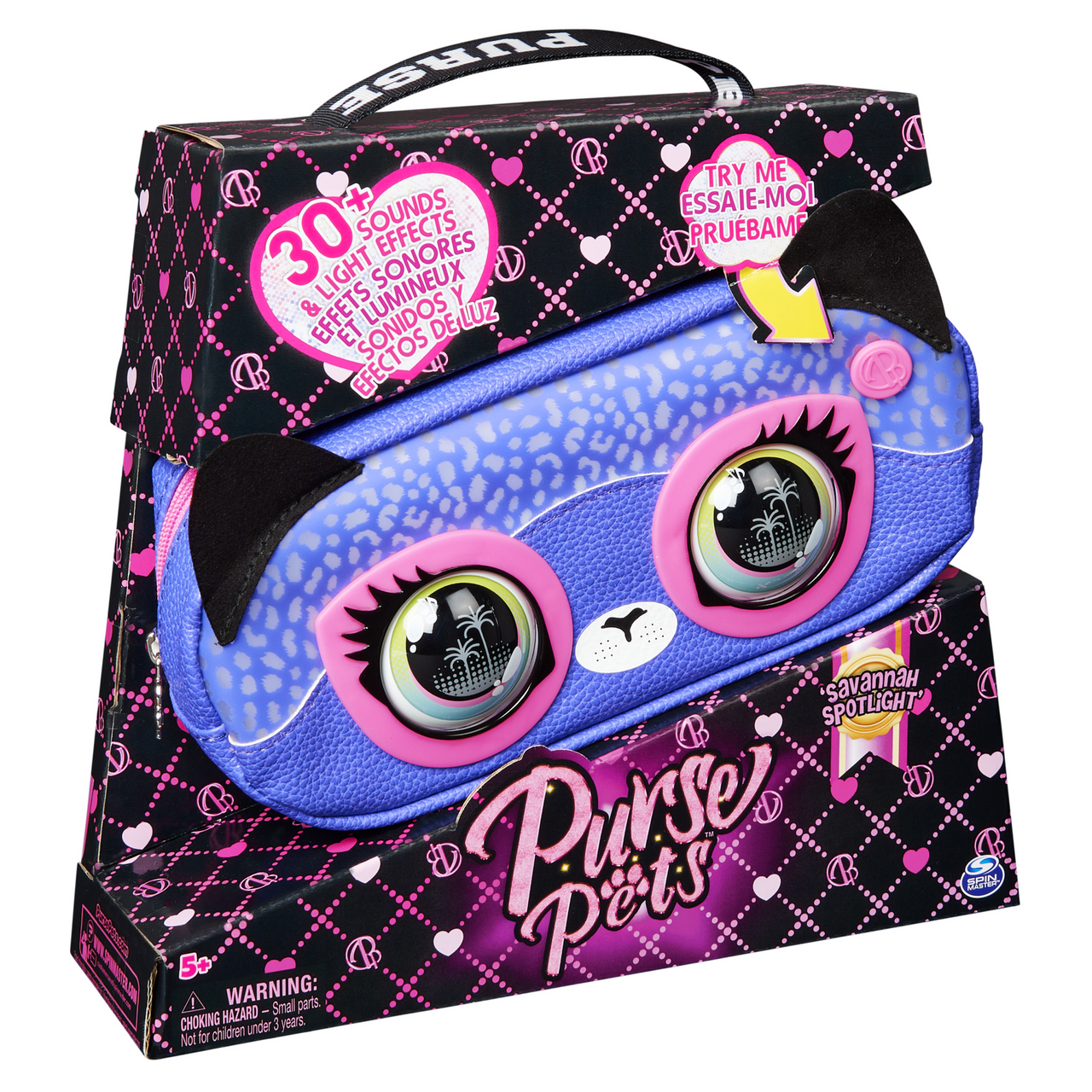 SPIN MASTER Purse Pets Interaktivní ledvinka Gepard 1 ks