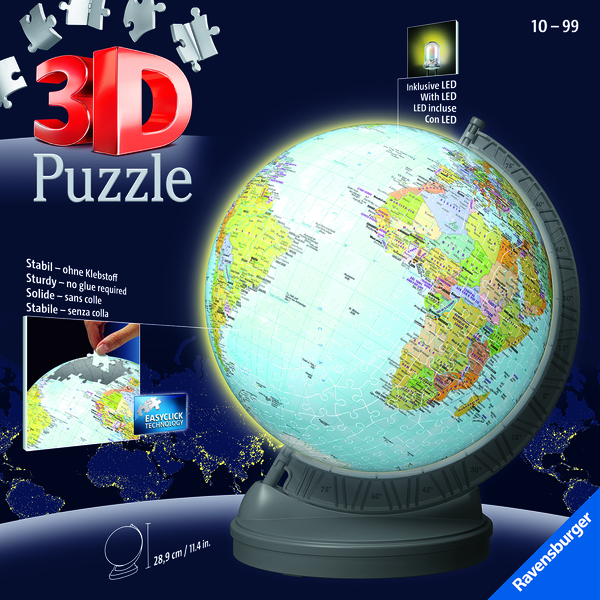 Svítící globus 540 dílků 1 ks