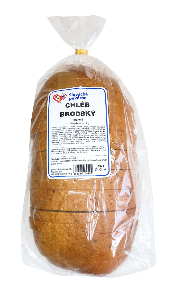 Chléb brodský balený krájený 900 g