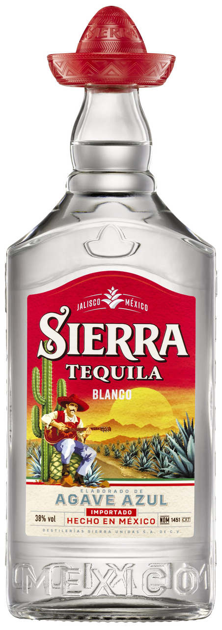 SIERRA Tequila Silver 38 % 1 l