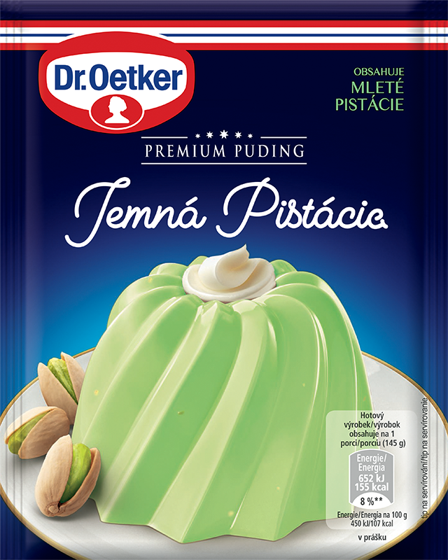 Dr. Oetker Premium Puding jemná pistácie 40 g