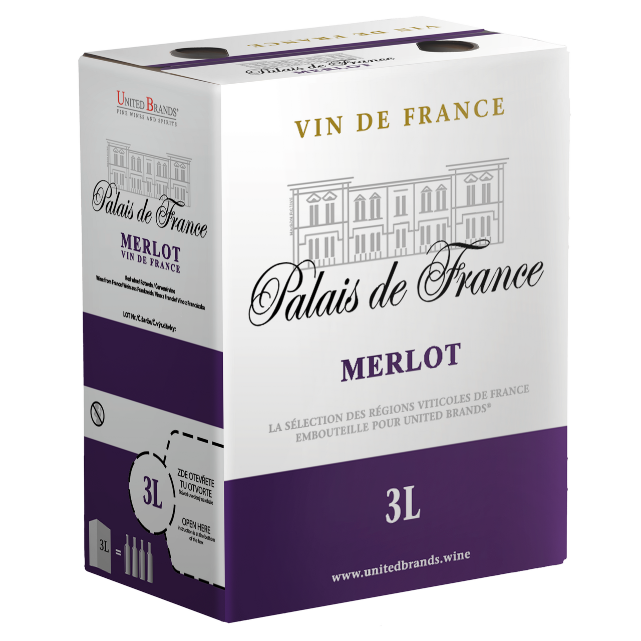 PALAIS DE FRANCE Merlot 3 l BiB