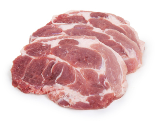 Vepřová krkovice bez kosti plátky naklepané chlaz. 10 x 120 g vlastní výroba