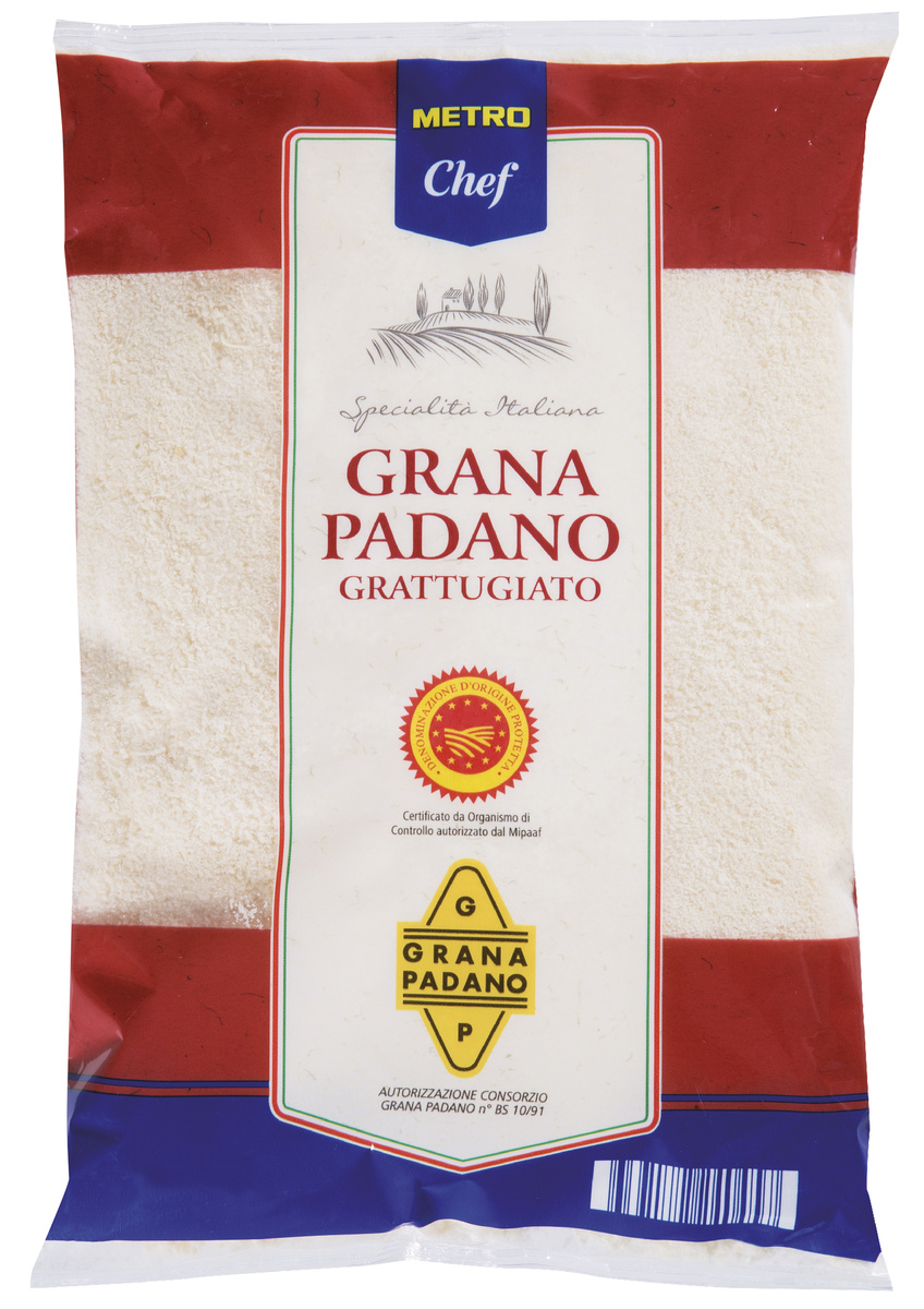 METRO Chef Grana Padano strouhaný chlaz. 1 kg