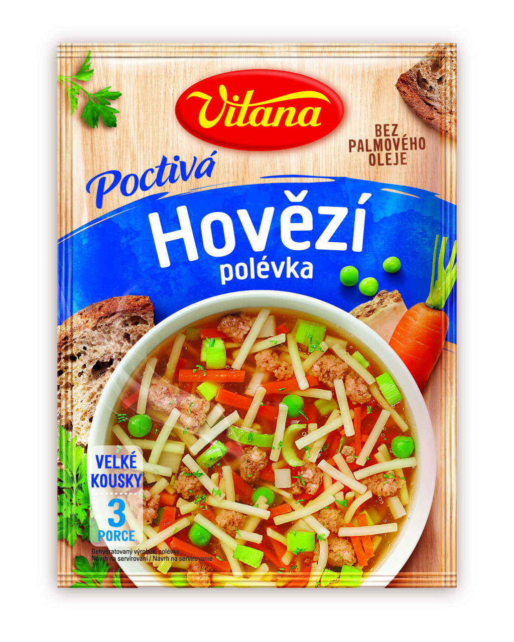 Vitana Poctivá Polévka hovězí 78 g