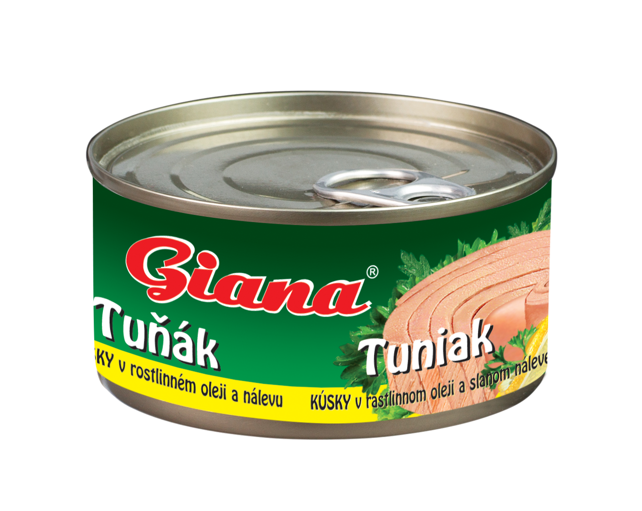 Giana Tuňák kousky v rostlinném oleji 12 x 170 g