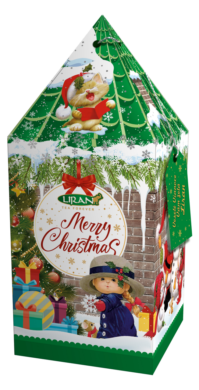 Liran Merry Christmas dům zelený 20 x 2 g