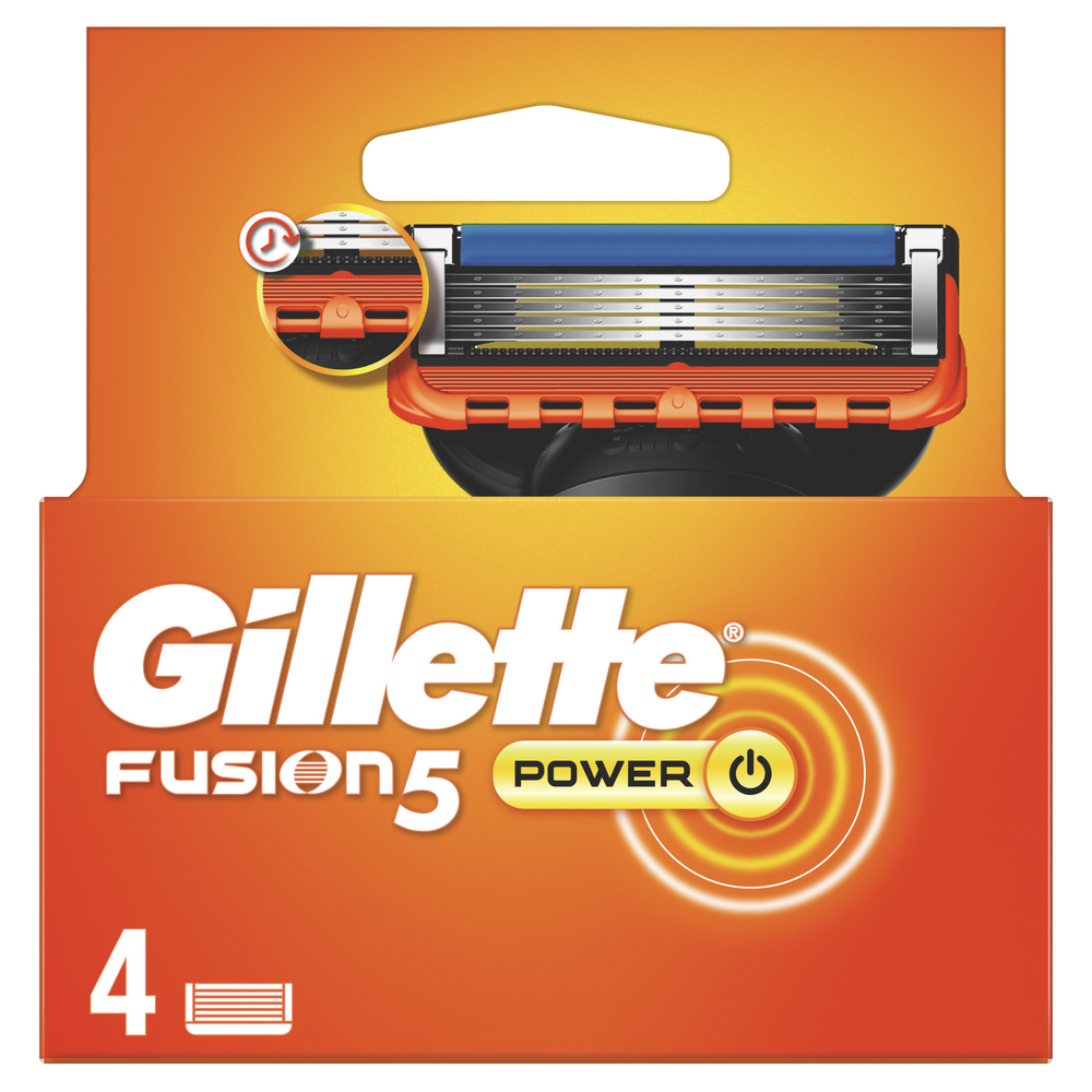 Gillette fusion power náhradní hlavice 4 ks