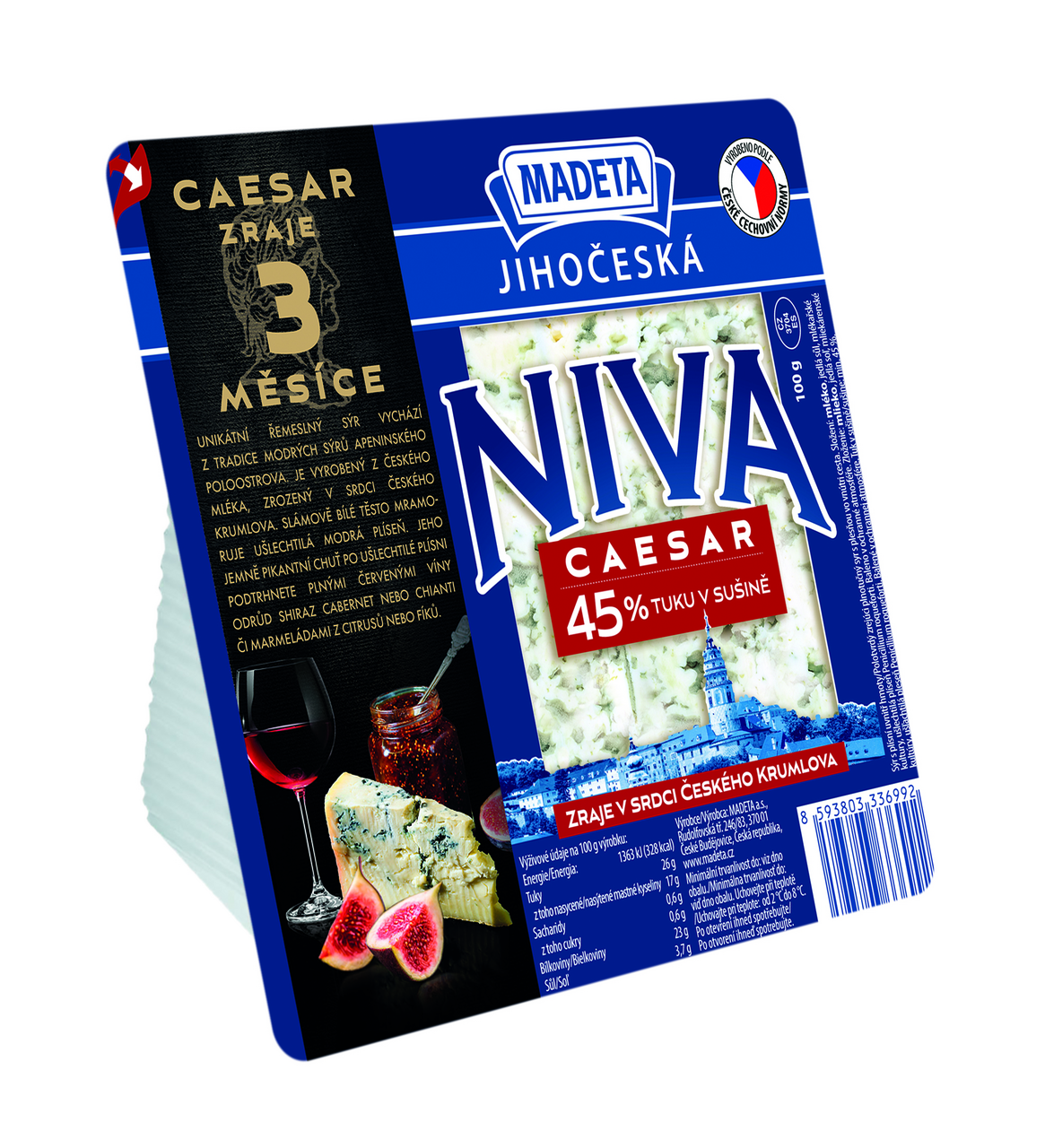 MADETA Jihočeská Caesar Niva 45 % chlaz. 100 g
