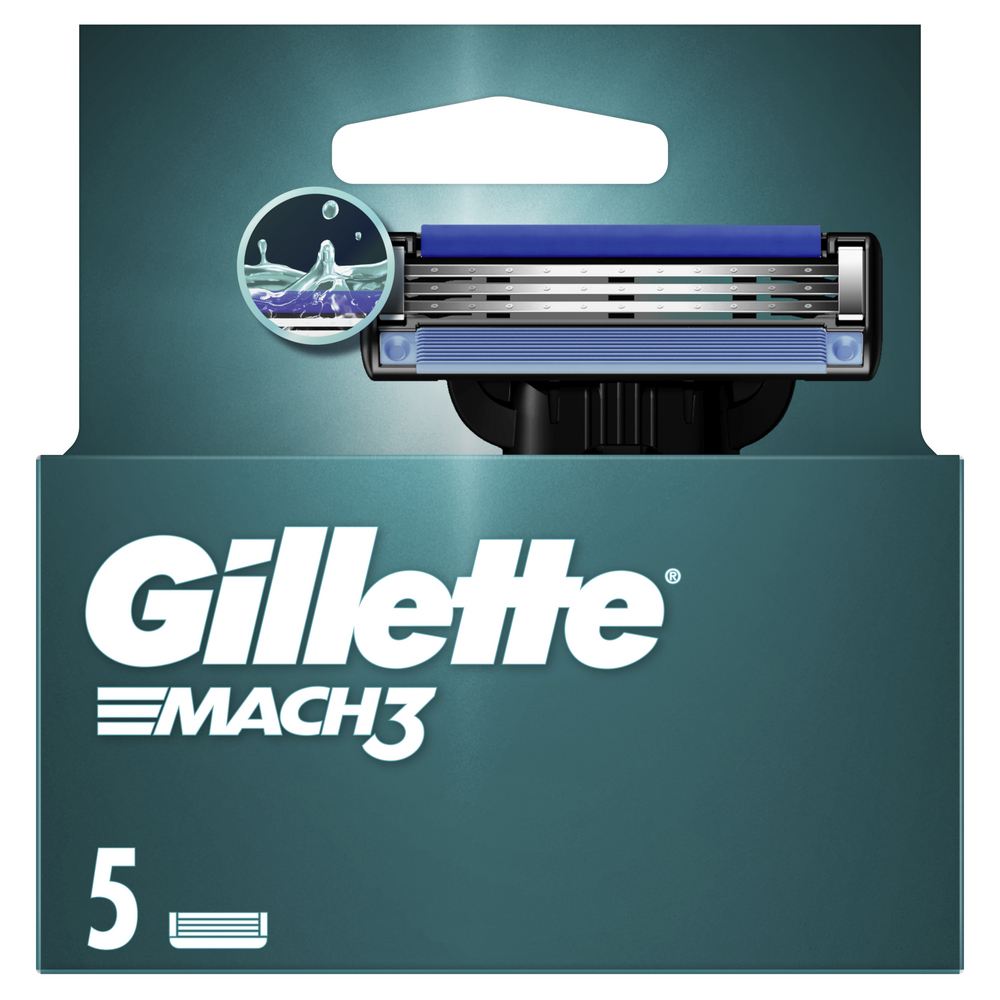 Gillette Mach3 Blades 5 ks