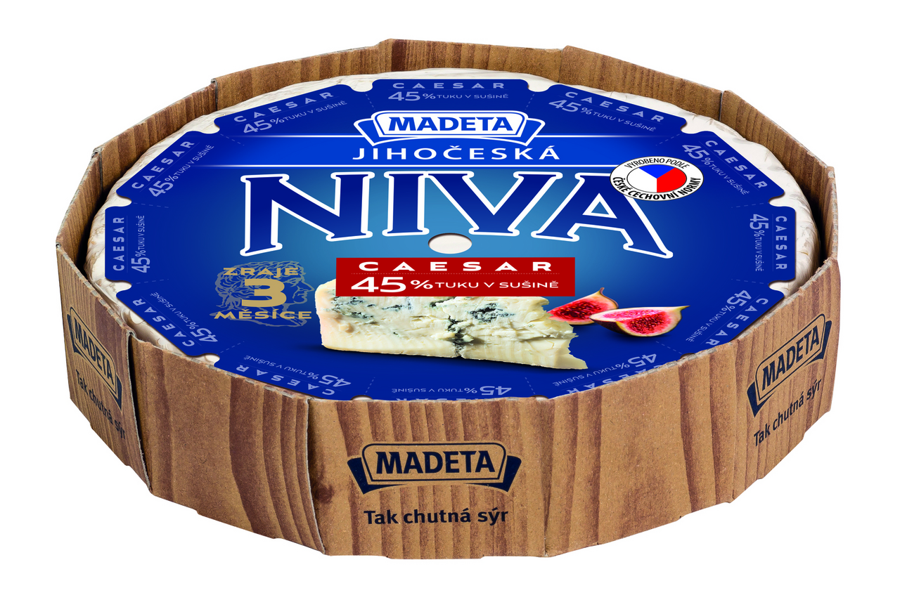 MADETA Jihočeská Niva Caesar 45 % chlaz. cca 1,2 kg