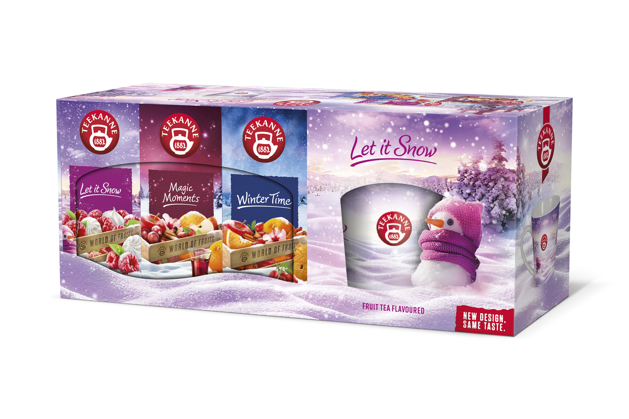 TEEKANNE 3 zimní čaje 130 g + hrnek 1 ks