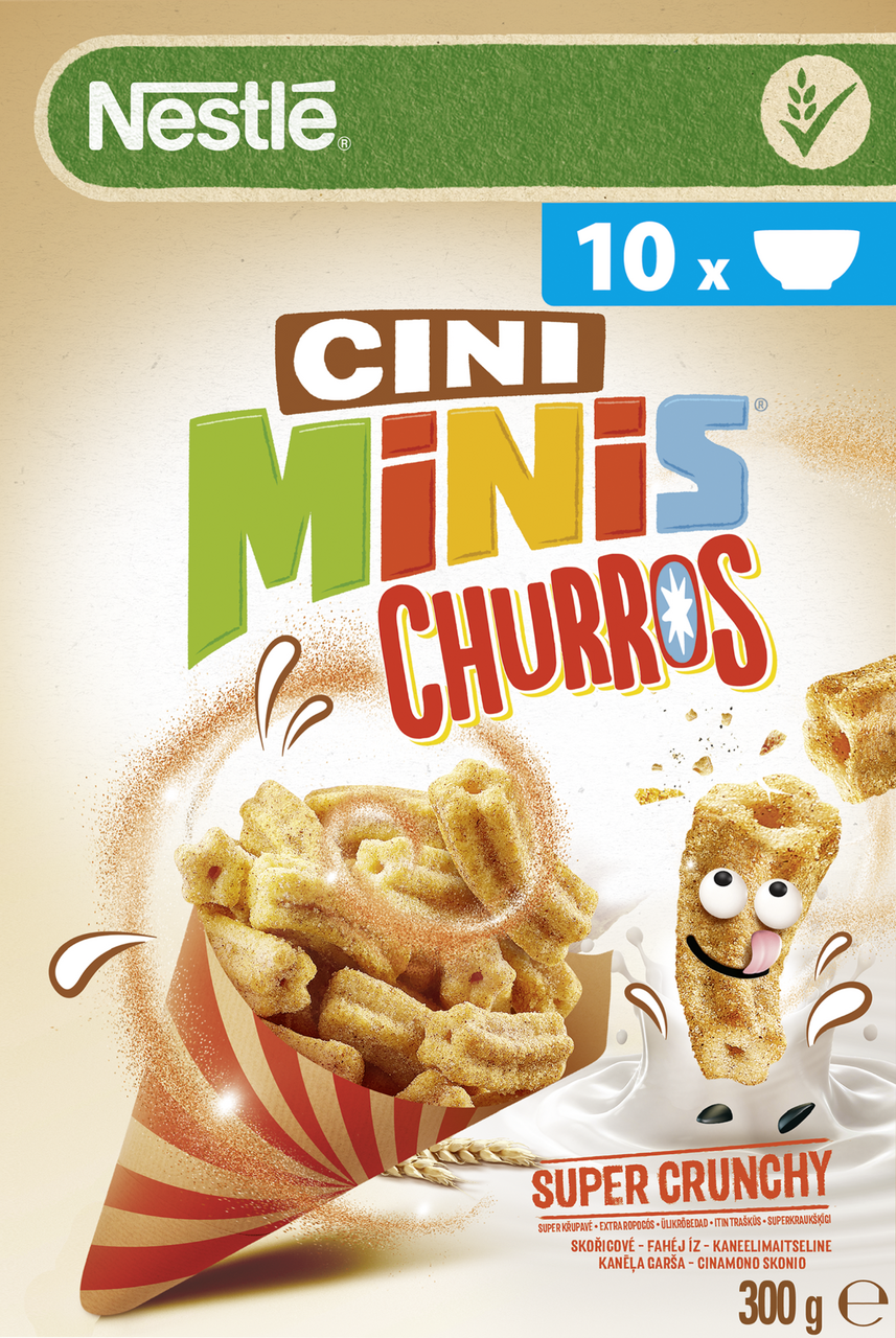 Nestlé Cini Minis Churros Cereálie 300 g