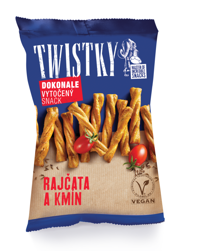 DUPETKY Twistky Rajčata - kmín 160 g