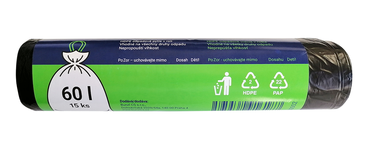 PrimeSource Pytel zatahovací silný 60 l 15 ks