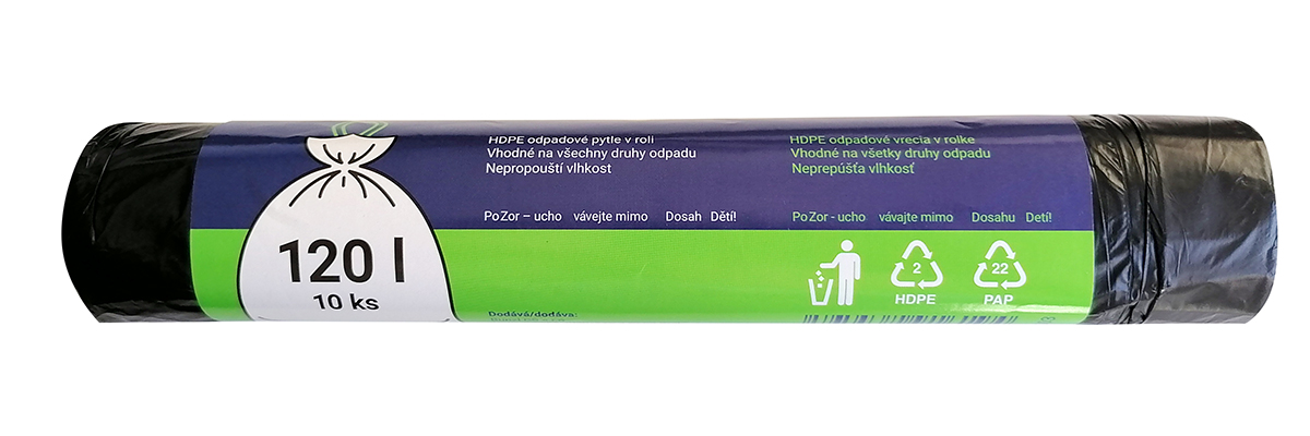 PrimeSource Pytel zatahovací pevný 120 l 10 ks
