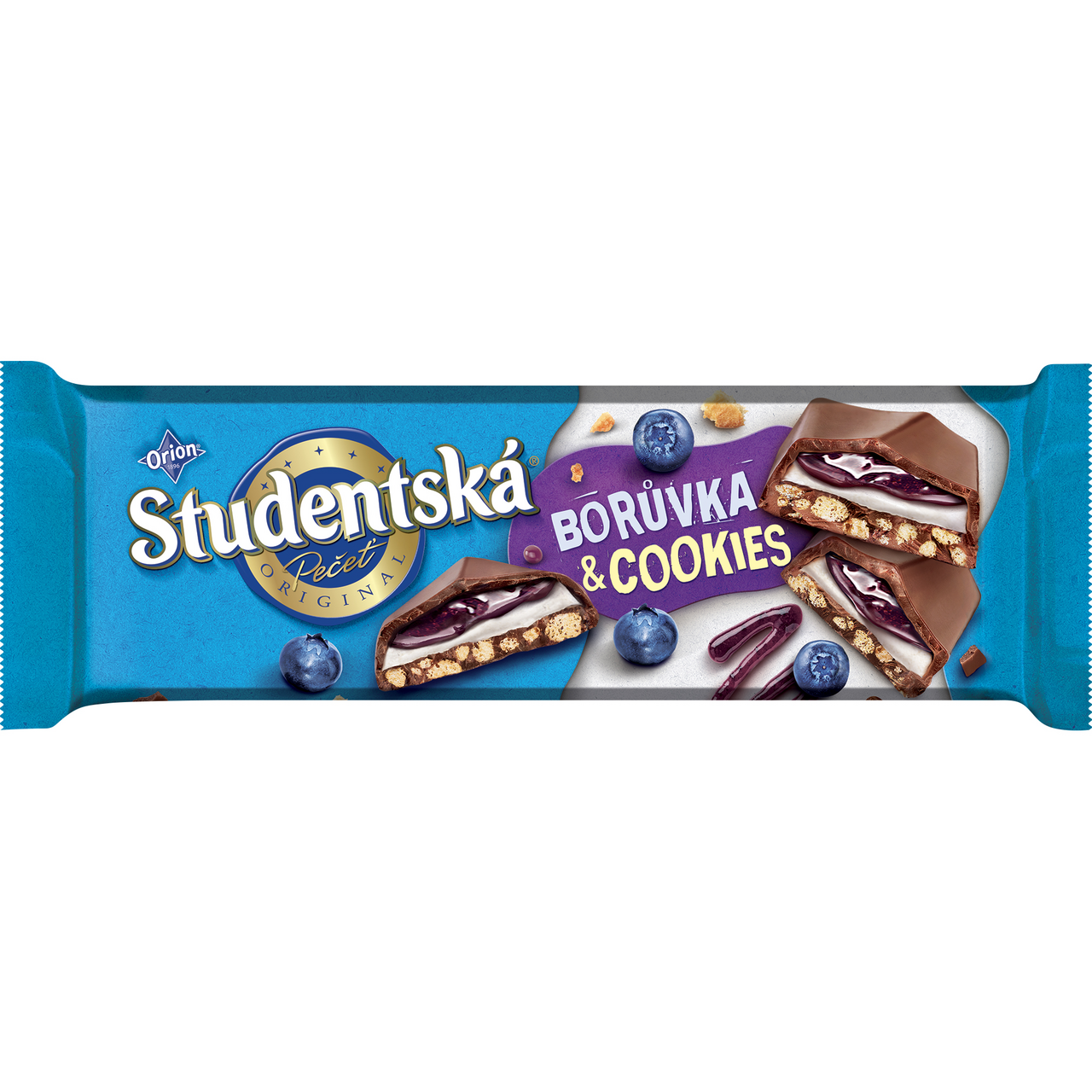 Orion Studentská pečeť Mléčná borůvka 235 g