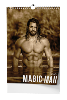 BALOUŠEK Nástěnný kalendář Magic Man A3 1 ks