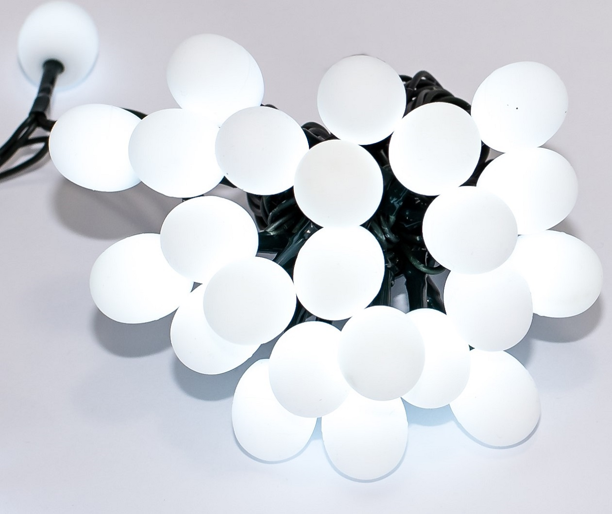 Světelné čepičky jednobarevné 40 ks