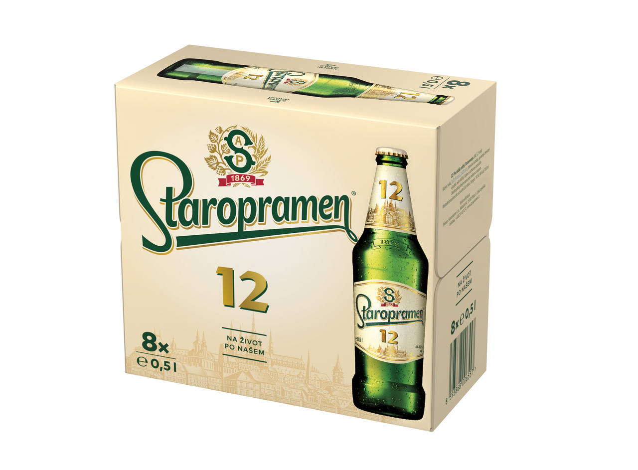 STAROPRAMEN 12 VR 0,5L MP 8x