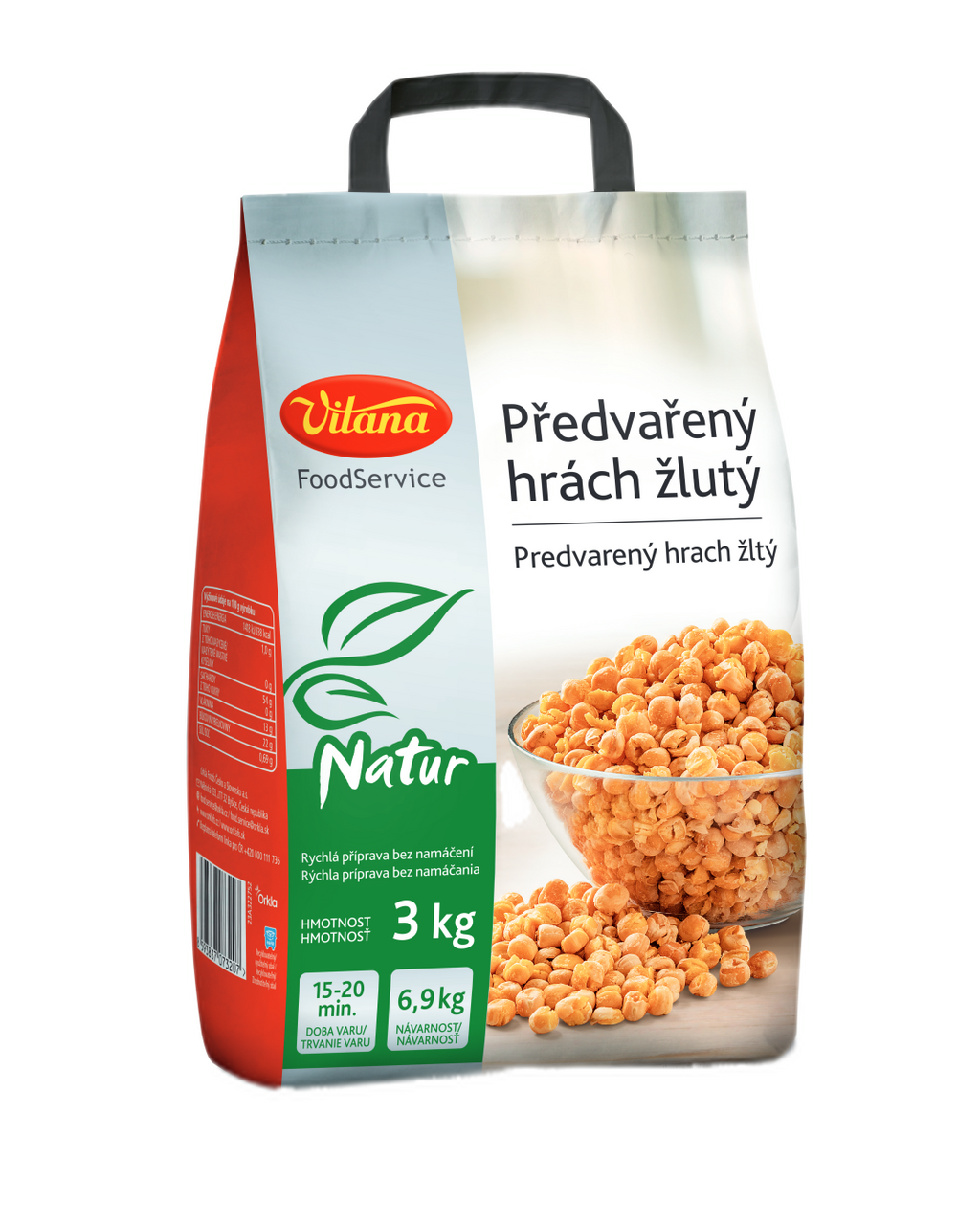 Vitana Předvařená hrách 3 kg