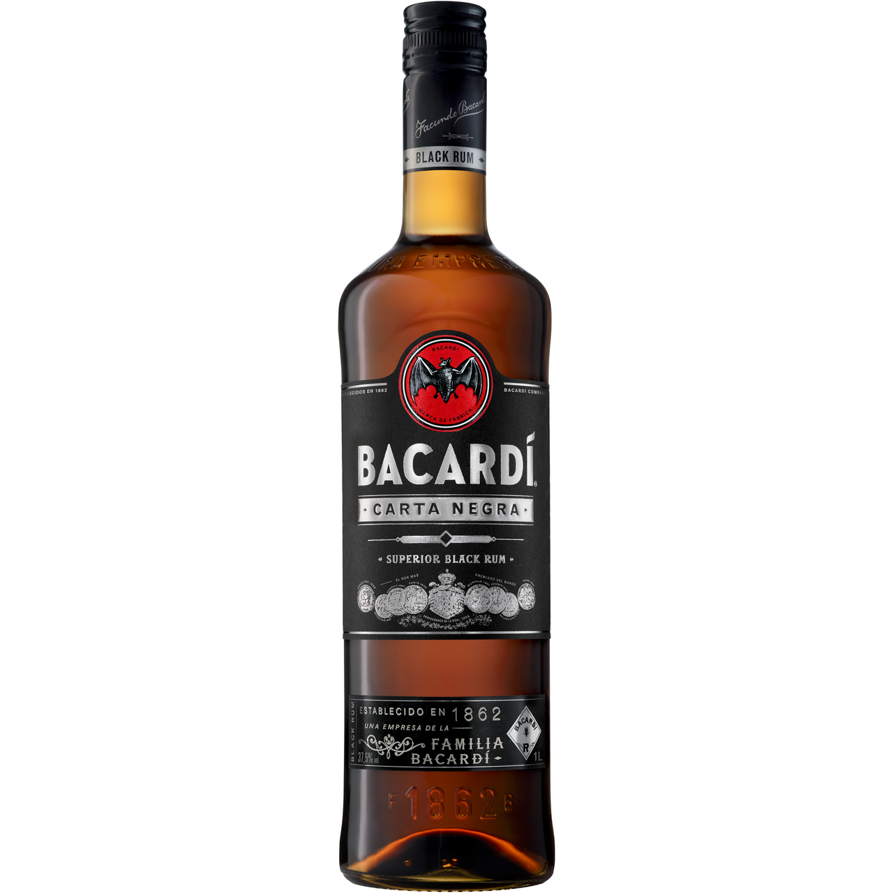BACARDÍ Carta Negra 37,5 % 1 l