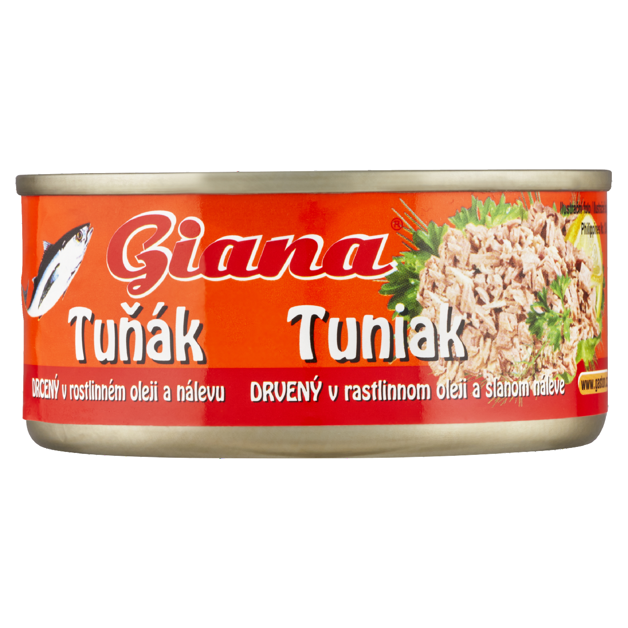 Giana Tuňák drcený v rostlinném oleji 6 x 170 g