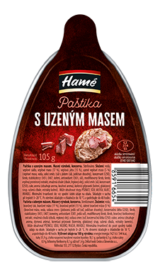 Hamé Paštika s uzeným masem 105 g