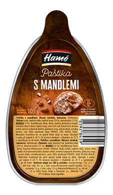 Hamé Paštika mandle 105 g